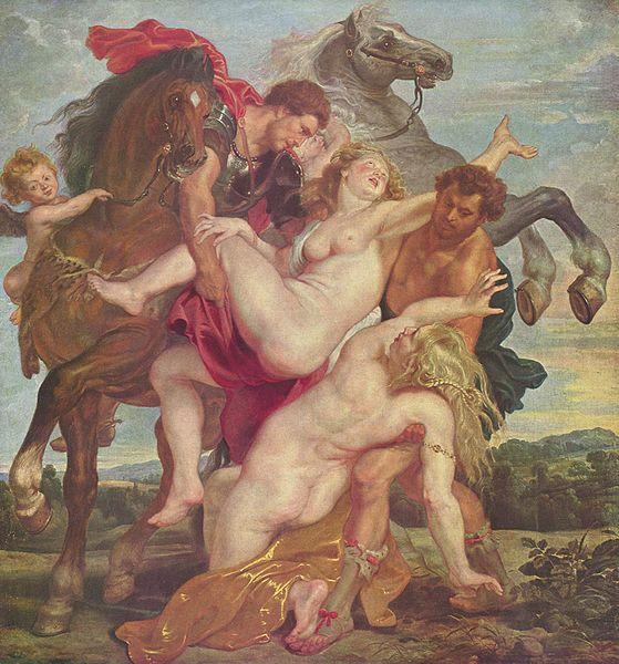 Peter Paul Rubens Raub der Tochter des Leukippos oil painting image